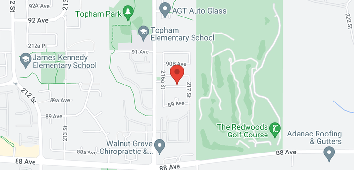 map of 21665 89A AVENUE